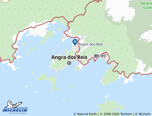 Mapa MICHELIN Praia da Chácara - ViaMichelin