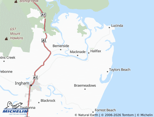 MICHELIN Cordelia map - ViaMichelin