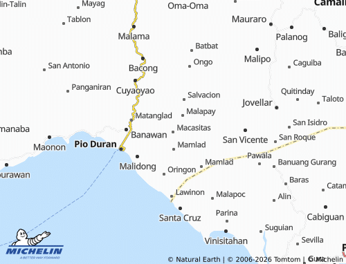 MICHELIN Macasitas map - ViaMichelin