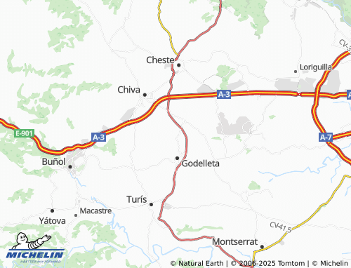 MICHELIN El Quemao map - ViaMichelin