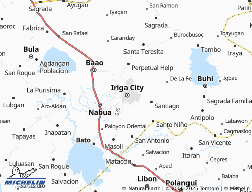 MICHELIN San Miguel map - ViaMichelin