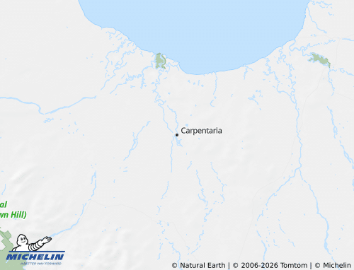 Kaart MICHELIN Carpentaria - ViaMichelin