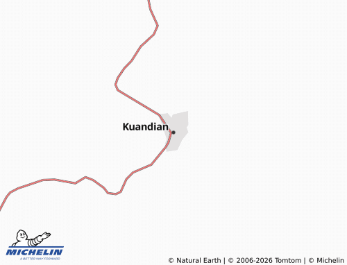 Mapa MICHELIN Kuandian - ViaMichelin
