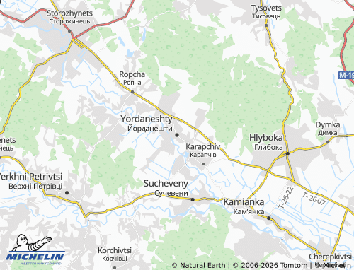 Mappa MICHELIN Yordaneshty - ViaMichelin