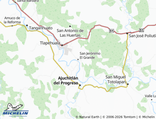 Mapa MICHELIN San Jerónimo El Grande - ViaMichelin