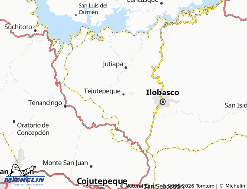MICHELIN-Landkarte Tejutepeque - ViaMichelin