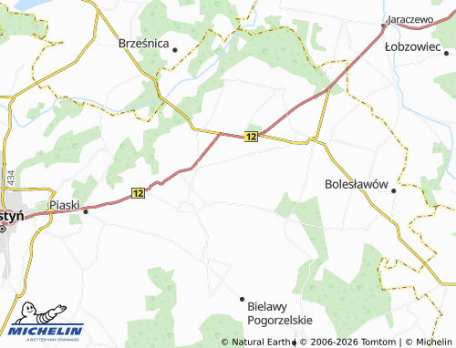 Mapa MICHELIN Ustronie - ViaMichelin