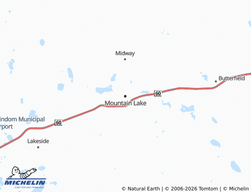 Mappa MICHELIN Mountain Lake - ViaMichelin