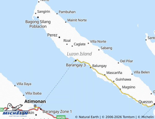 MICHELIN Alabat map - ViaMichelin