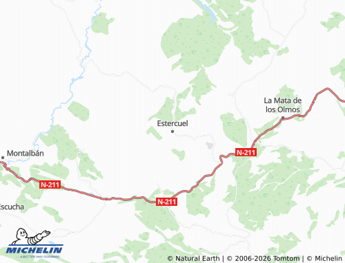 Mapa MICHELIN Estercuel - ViaMichelin