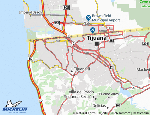 Mapa MICHELIN Chapultepec Décima Sección - ViaMichelin