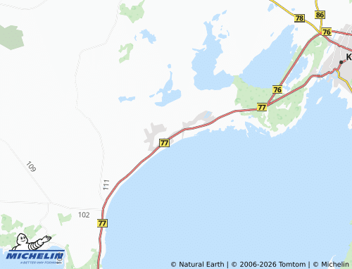 MICHELIN Mändjala map - ViaMichelin