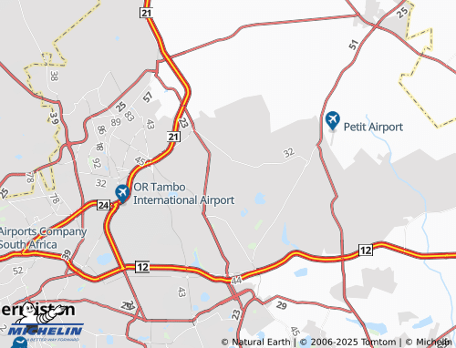 Kaart MICHELIN Norton's Home Estate Agricultural Holdings Extension 1 - ViaMichelin