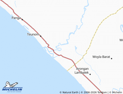 MICHELIN Pasi Geulima map - ViaMichelin