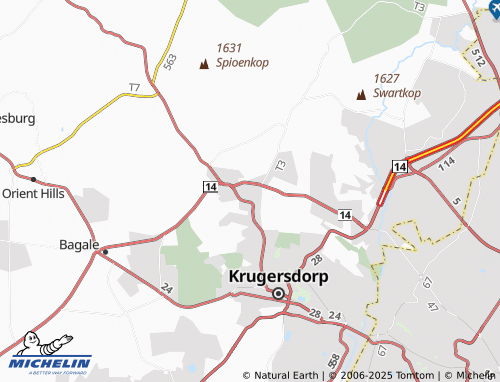 MICHELIN Protea Ridge Agricultural Holdings map - ViaMichelin