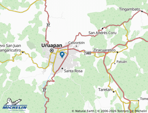 Mapa MICHELIN Valle Dorado - ViaMichelin