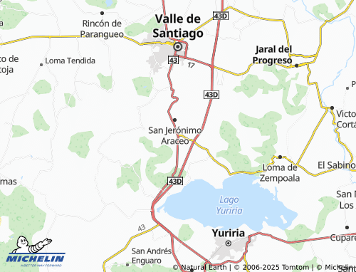 MICHELIN Magdalena de Araceo map - ViaMichelin