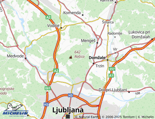 Carte MICHELIN Dobeno - ViaMichelin