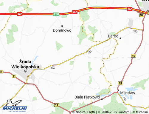 MICHELIN-Landkarte Połażejewo - ViaMichelin