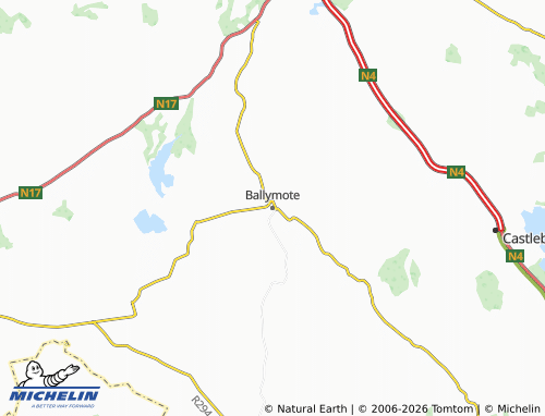 Mappa MICHELIN Ballymote - ViaMichelin
