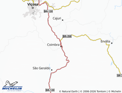 Carte MICHELIN Coimbra - ViaMichelin