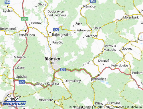 Mappa MICHELIN Obůrka - ViaMichelin