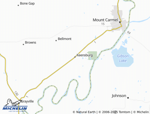 MICHELIN Keensburg map - ViaMichelin