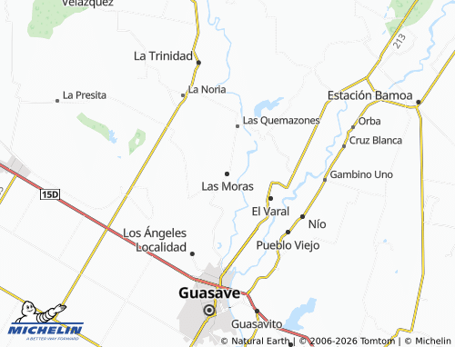 Mappa MICHELIN Las Moras - ViaMichelin