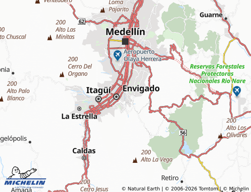 Carte MICHELIN Las Flores - ViaMichelin