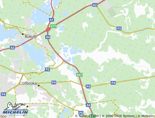 Mapa MICHELIN Sunīši - ViaMichelin