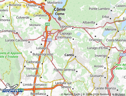 MICHELIN Navedano map - ViaMichelin