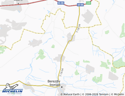 MICHELIN Shahova map - ViaMichelin