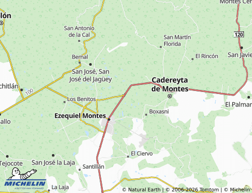 MICHELIN Los Pérez map - ViaMichelin