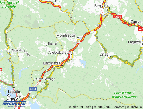 MICHELIN Aretxabaleta map - ViaMichelin