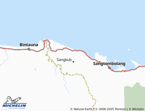 Carte MICHELIN Sangkub Timur - ViaMichelin