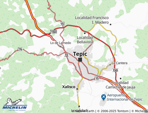 MICHELIN 20 de Noviembre map - ViaMichelin