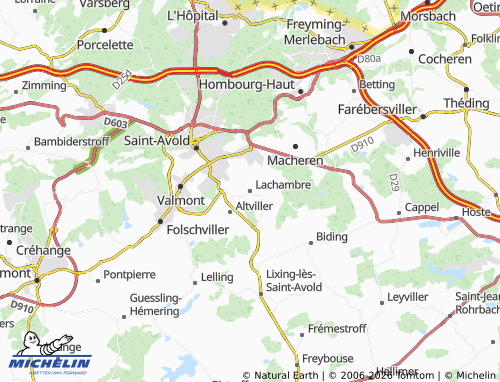 Mapa MICHELIN Lachambre - ViaMichelin