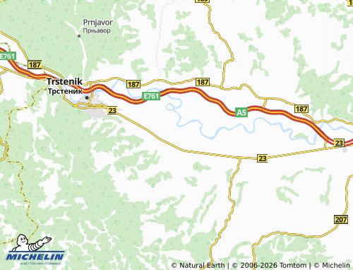 Mapa MICHELIN Počekovina - ViaMichelin