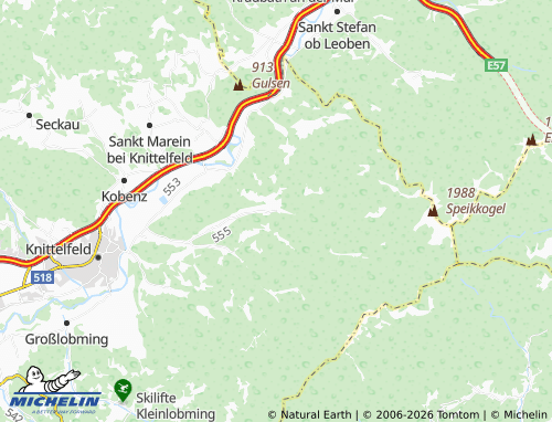Carte MICHELIN Glein - ViaMichelin