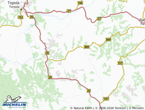 Mapa MICHELIN Svetlić - ViaMichelin