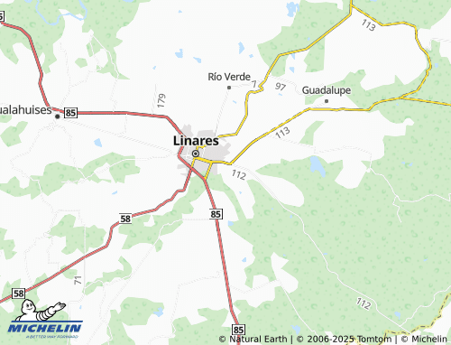 MICHELIN San Antonio map - ViaMichelin