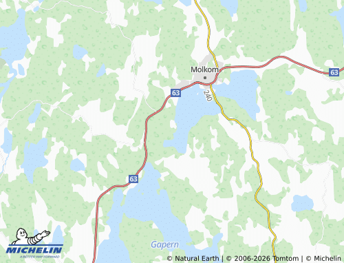 Carte MICHELIN Österängarna - ViaMichelin