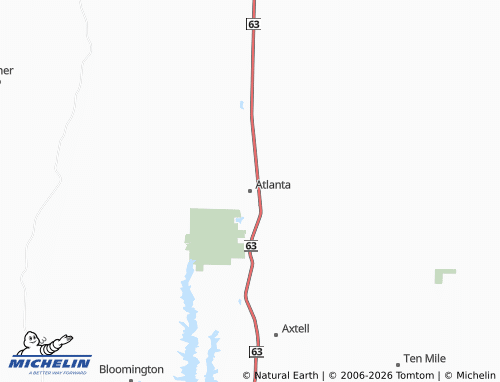 Mapa MICHELIN Atlanta - ViaMichelin