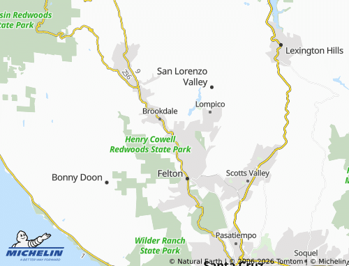 Mappa MICHELIN Ben Lomond - ViaMichelin