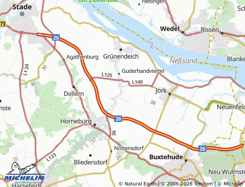 MICHELIN Neuenkirchen map - ViaMichelin