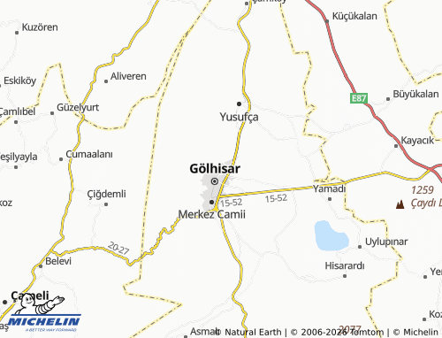 Mappa MICHELIN Konak - ViaMichelin