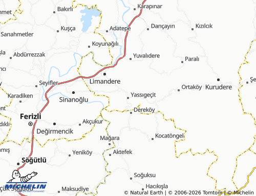 MICHELIN Yassıgeçit map - ViaMichelin