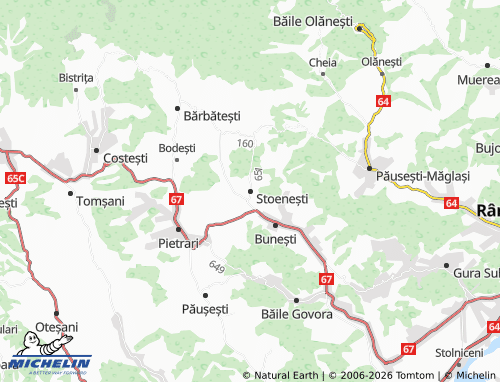 Carte MICHELIN Stoenești - ViaMichelin