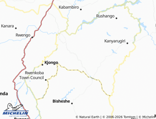 MICHELIN Nsongororo map - ViaMichelin