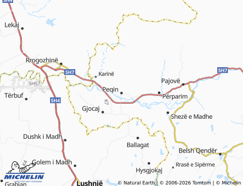 MICHELIN Peqin map - ViaMichelin